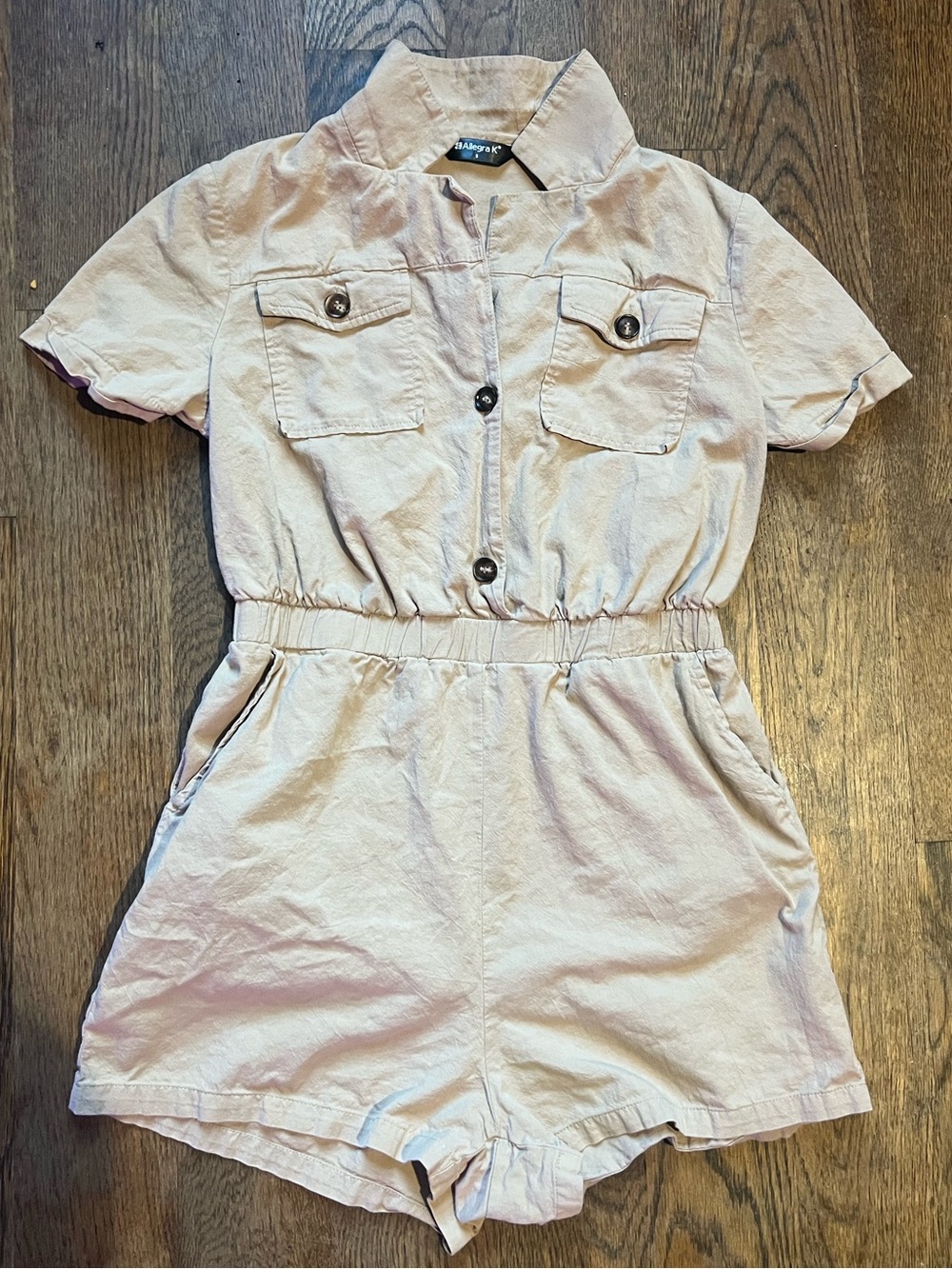 Tan Jumpsuit Romper